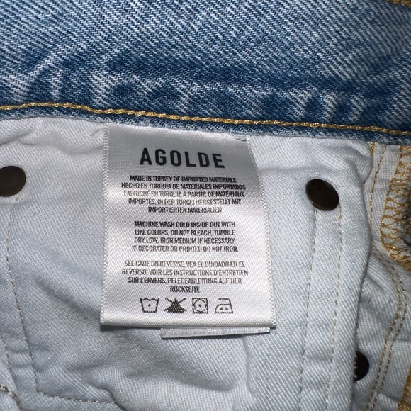 Agolde Parker Long Shorts - Picture 10 of 11